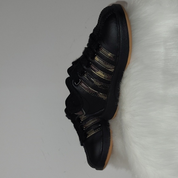 K-Swiss Black and Green Camo Low Top Sneakers US Size 5 Baby Toddler EUC - Picture 4 of 16